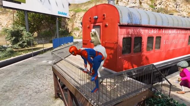 Scary Teacher 3D - Ice Scream and Miss'T Life Challenges vs Spiderman - Game Animation смотреть онлайн