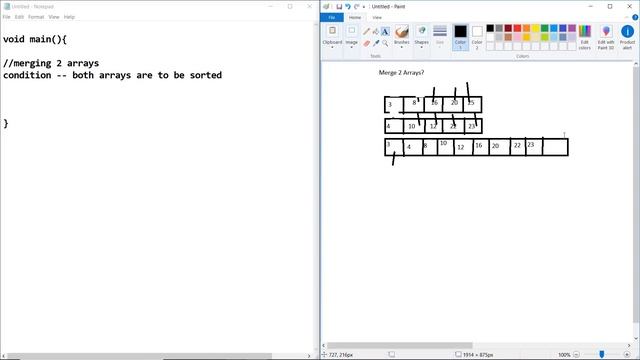 #22 ADT: Merging of 2 Arrays (Theory) | Data Structures Easy to Advanced смотреть онлайн