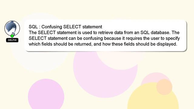 SQL : Confusing SELECT statement смотреть онлайн