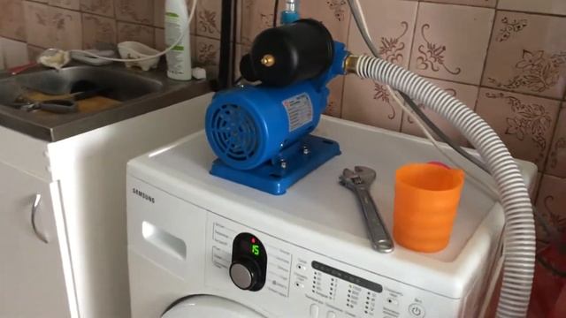 Подача воды из бака в стиральную машину смотреть онлайн