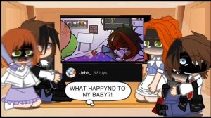 Alive au react to original Afton family ⚠️Warning⚠️