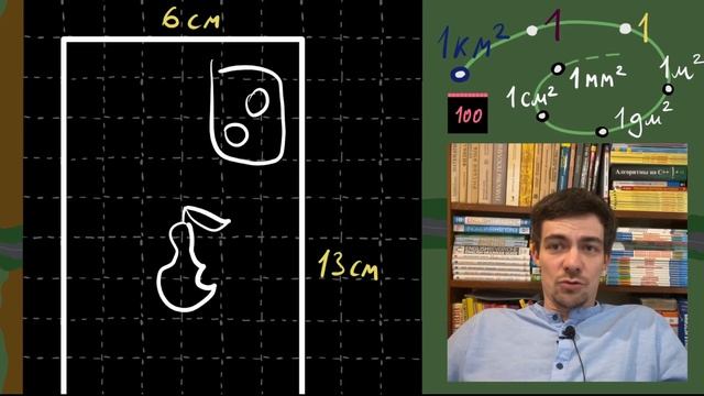 22. Единицы измерения площадей (Виленкин, 5 класс) смотреть онлайн