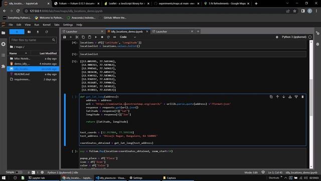 Mapping Idly locations using Folium! смотреть онлайн