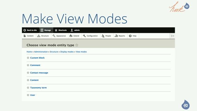DrupalCon Baltimore 2017: Harness the Power of View Modes! смотреть онлайн