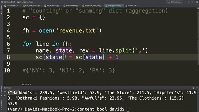 06 dict aggregation смотреть онлайн