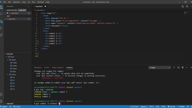 Git, reset and revert смотреть онлайн