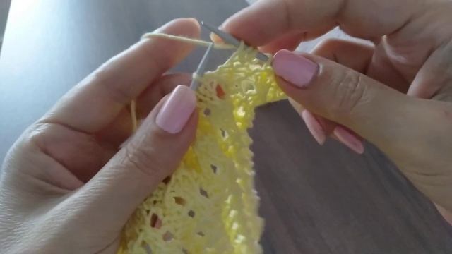 Красивый узор спицами, который вязать просто и легко смотреть онлайн