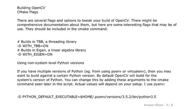 PYTHON : Install opencv for Python 3.3 смотреть онлайн