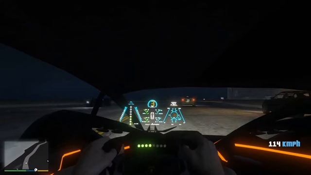 GTA V best super car with futuristic Heads Up Display смотреть онлайн