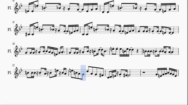 Flute Sheet Music: How To Play Megalovania By Toby Fox