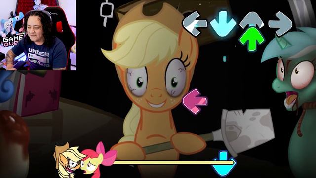 LOS PONIS COLORIDOS Se ENFRENTAN Al GLITCH🦄🌈😈 |MARITO RNG| Vs Darkness Is Magic #fnf #mylittlepony