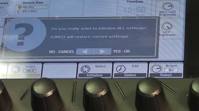BEHRINGER X32 сброс настроек сцены в DEFAULT смотреть онлайн