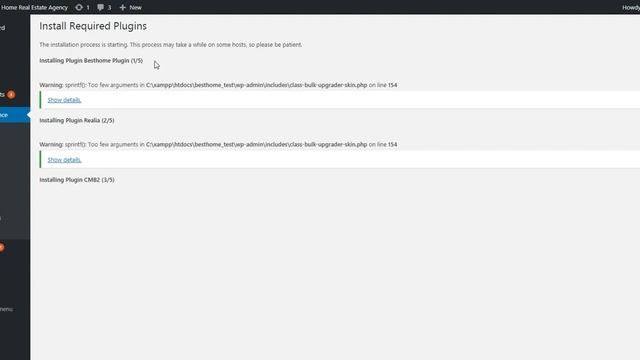 Install Required Plugins - Besthome Real Estate WordPress Theme смотреть онлайн