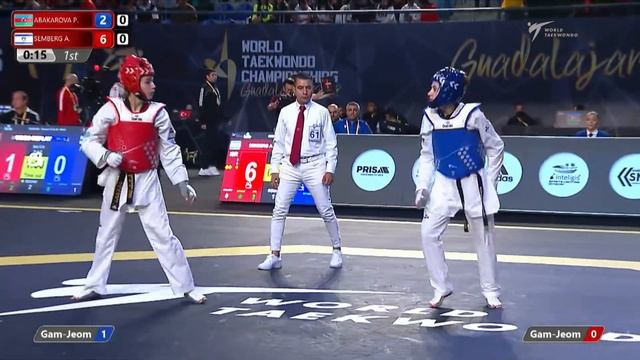 414 W-49kg R-32 ABAKAROVA Patimat AZE ? vs ? SEMBERG Abishag ISR I Guadalajara 2022 WT Championship смотреть онлайн