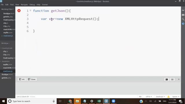 Read JSON File using Ajax смотреть онлайн