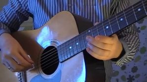 Настройка третьей (3) струны гитары - нота Соль (G)