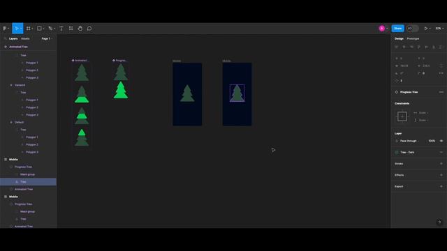 Tree Preloader/Gradient Animation in Figma (& Free File) смотреть онлайн