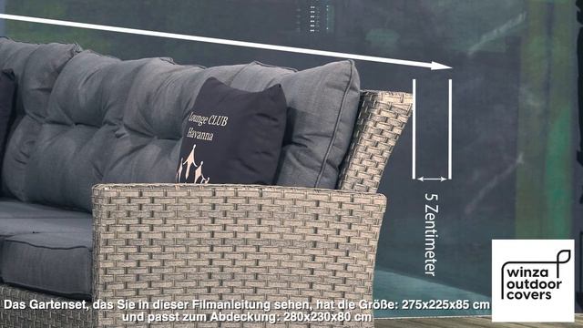 Instruktionsfilm Winza Outdoor Covers Schutzhülle für Loungeset смотреть онлайн
