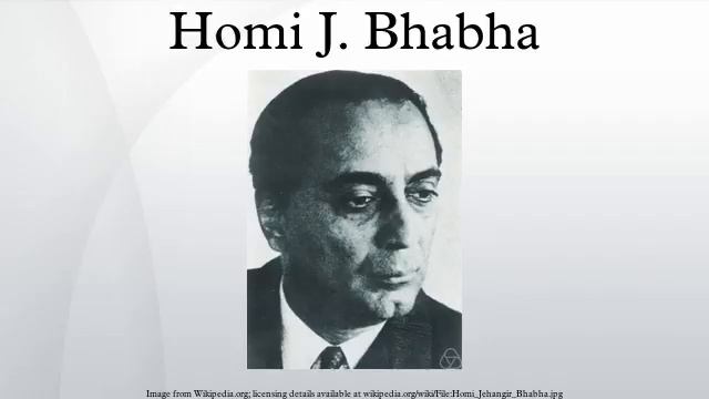 Homi J. Bhabha