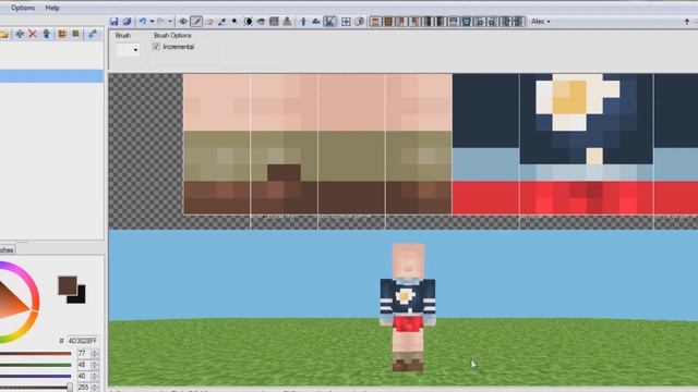 Making Minecraft Anime Skin #5【Chitose Karasuma - Girlish Number】 смотреть онлайн