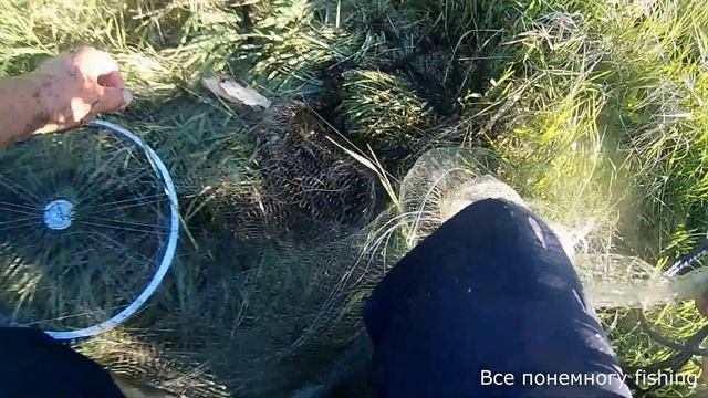 Рыбалка на малой реке Тюкалка. Рыбалка кастинговой сетью. Рыбалка в Омской области смотреть онлайн