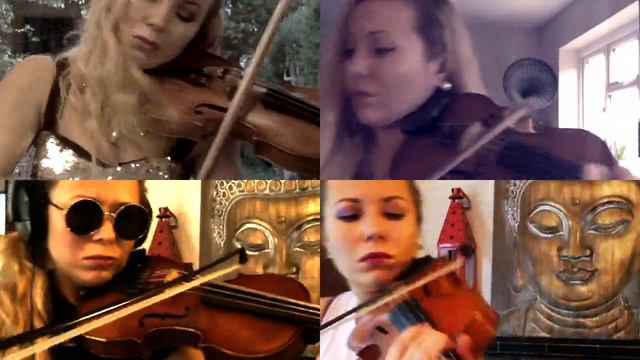 "Thunderstruck" AC/DC - String Quartet Cover / Split-screen video by Dunja Lavrova смотреть онлайн