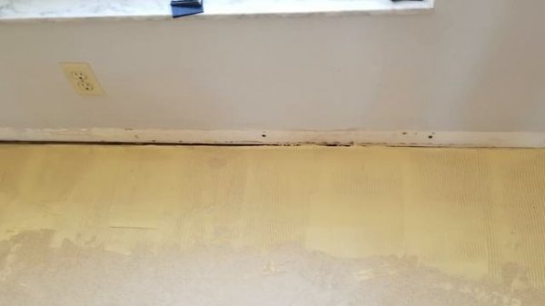 Install Hardwood Flooring Over Tile Floor Double Glue Down Method