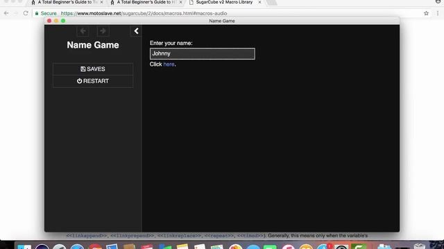Variables, Conditionals, and Programming in Twine 2.1 (SugarCube 2) смотреть онлайн