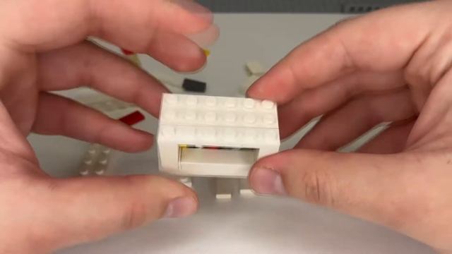 сборка ЛЕГО книжного шкафа ( идея из интернета) смотреть онлайн