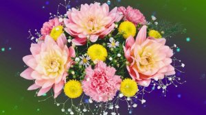 Футаж. Цветочный фон 190