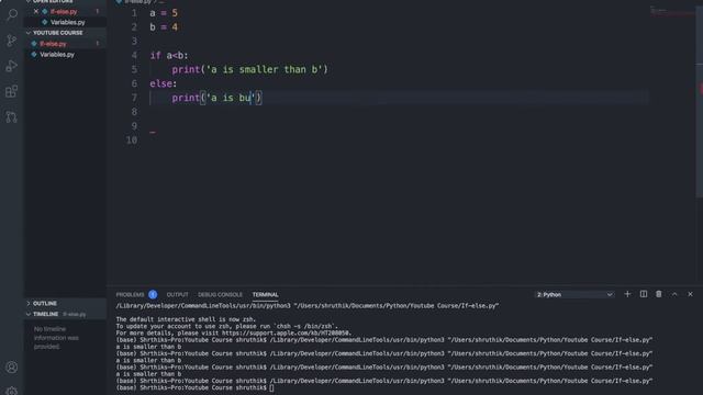 Python | If and Else statements | Beginner Python | Python Course | Episode 3 смотреть онлайн
