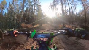 Покатушка на Kawasaki kx 85