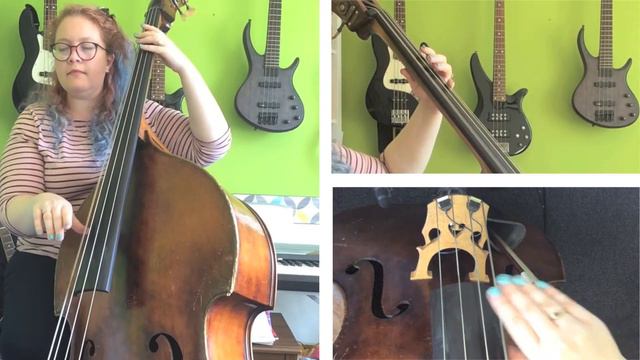 A Little Blue ABRSM Grade 1 Double Bass - triple camera video смотреть онлайн