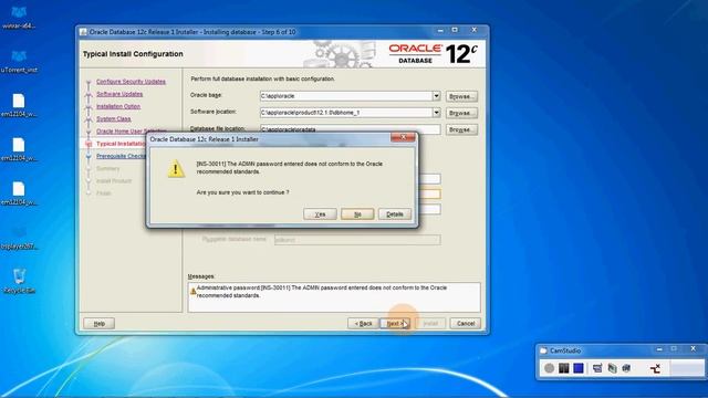 Oracle 12c installation on windows7 смотреть онлайн