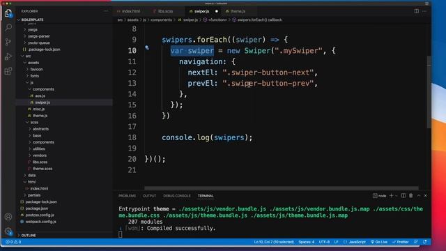 Bootstrap 5 & Webpack 4 Boilerplate Full Build: Add Swiper.js (Part 12) смотреть онлайн