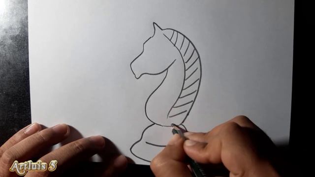 Cómo dibujar una pieza de ajedrez | How to draw a chess piece смотреть онлайн