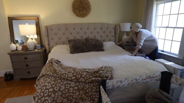 NEW HOUSE Master Bedroom Clean With Me \\ BEFORE + AFTER смотреть онлайн