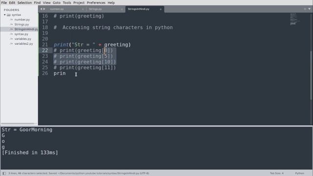 Accessing And Slicing String Characters | Python Tutorial For Beginners | CodeWithRonny смотреть онлайн