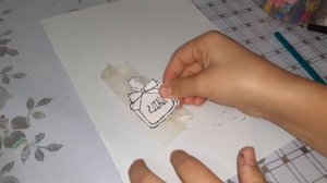 как сделать наклейку ??/ туториал по наклейке без пергамента?