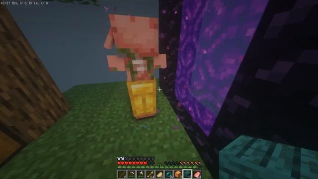 База в аду на скайблоке. Отправляемся в верхний мир! |Майнкрафт смотреть онлайн