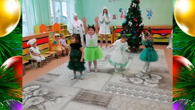 Новогодний утренник. В гостях у Елочки. Младшая группа. смотреть онлайн