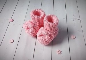 Пинетки c бантиками. (автор  Ольга Соколова)