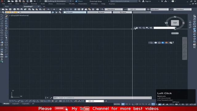 Autocad classic and custom workspace | AutoCAD 2022 course | Engineer Tauseef Ullah смотреть онлайн