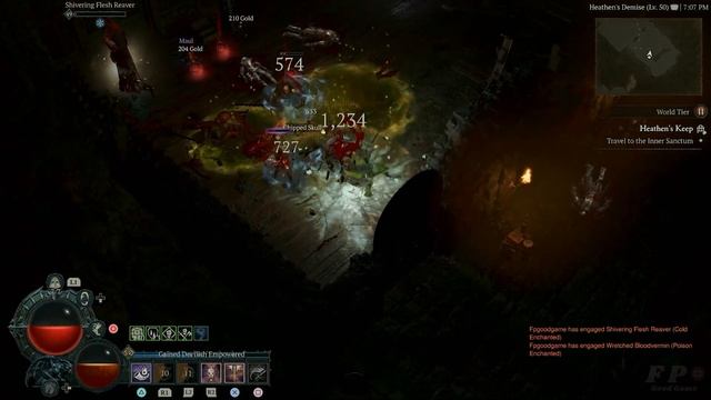 Diablo 4 How To Get Aspect Of Numbing Wrath (BARB Codex) - Heathen's Keep Dungeon Full Walkthrough смотреть онлайн