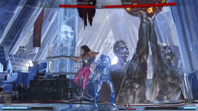 Blue Beetle Vs. Wonder Woman | Injustice 2 Gods Among US | PS5 | Gameplay | MjB смотреть онлайн