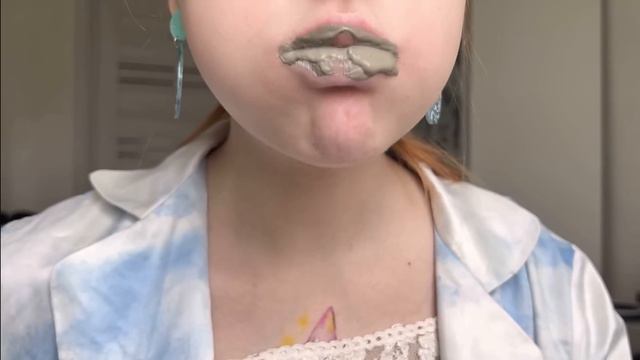 🌊 Blue pasta with Marshmallow ~ Голубой крем с Зефиром 🌊 смотреть онлайн