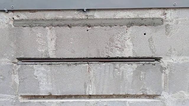 Трещина несущей стены ремонт смотреть онлайн