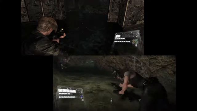 RESIDENT EVIL 6 PS4 split screen with freind смотреть онлайн