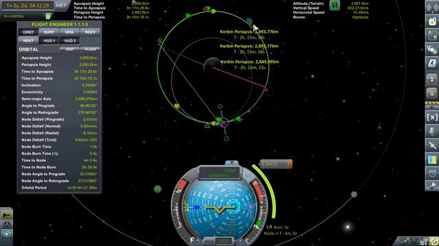 Kerbal Space Program - Ep 7 - Orbita Geostacionária Network 3 Satélites Pt 02 - GamePlay P смотреть онлайн