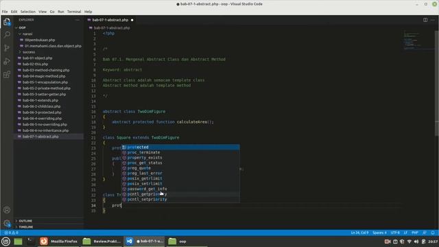 07.1. Konsep dan Teknik OOP PHP: Mengenal Abstract Class dan Abstract Method смотреть онлайн